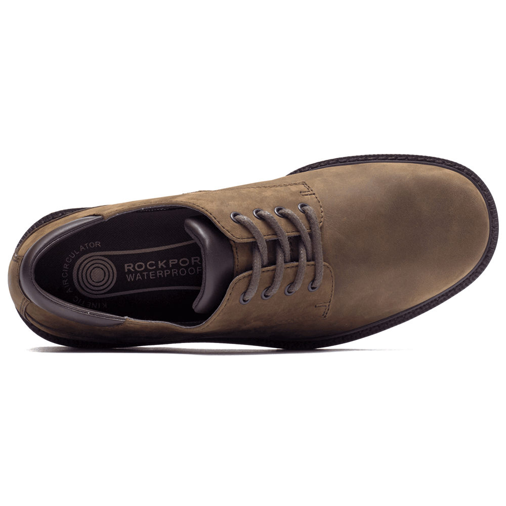 Oxfords Rockport Hombre Mexico - Northfield Waterproof Marrom Oscuro - ZEDMY6059